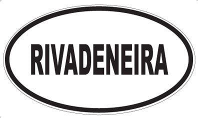 RIVADENEIRA - Oval Magnet