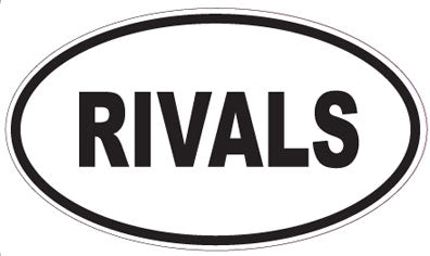 RIVALS - Oval Sticker