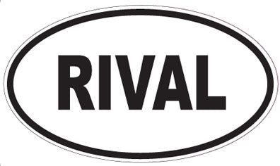 RIVAL - Oval Magnet
