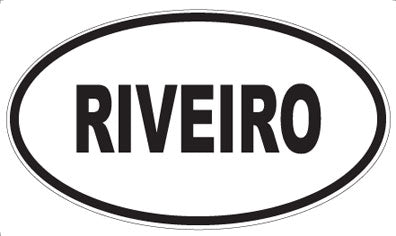 RIVEIRO - Oval Sticker