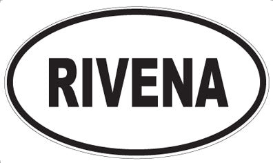 RIVENA - Oval Sticker