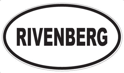 RIVENBERG - Oval Sticker