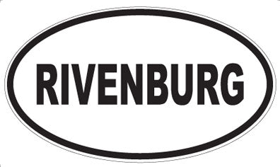 RIVENBURG - Oval Magnet