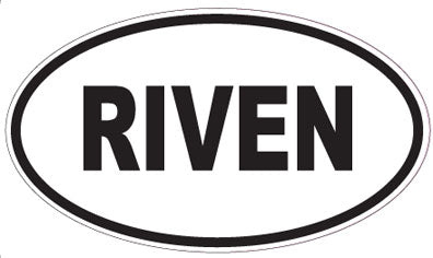 RIVEN - Oval Magnet