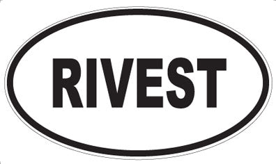 RIVEST - Oval Magnet