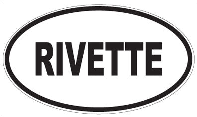 RIVETTE - Oval Sticker