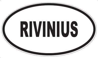 RIVINIUS - Oval Magnet