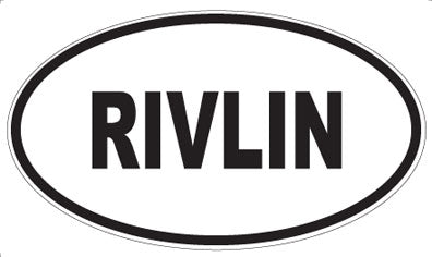 RIVLIN - Oval Sticker