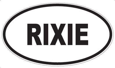 RIXIE - Oval Sticker