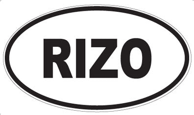 RIZO - Oval Sticker