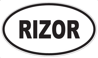 RIZOR - Oval Magnet