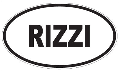 RIZZI - Oval Magnet
