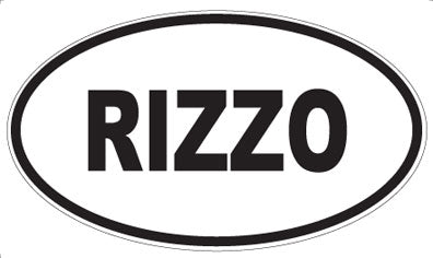 RIZZO - Oval Magnet