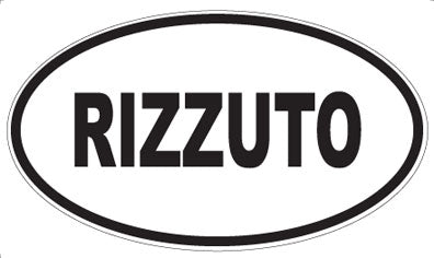 RIZZUTO - Oval Sticker