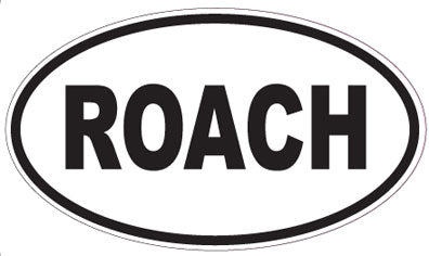 ROACH - Oval Sticker