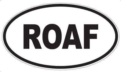 ROAF - Oval Magnet