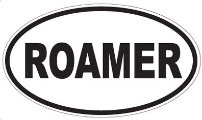 ROAMER - Oval Sticker