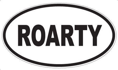 ROARTY - Oval Magnet