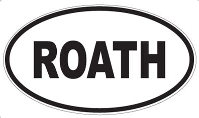 ROATH - Oval Sticker