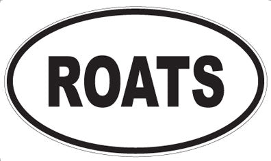 ROATS - Oval Sticker