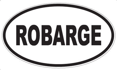 ROBARGE - Oval Sticker