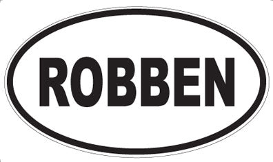 ROBBEN - Oval Magnet