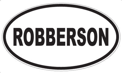 ROBBERSON - Oval Magnet