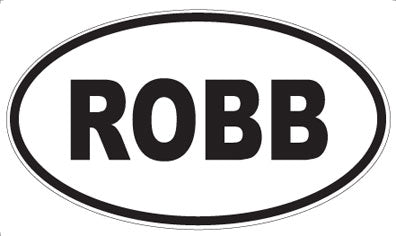 ROBB - Oval Magnet