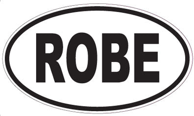 ROBE - Oval Sticker