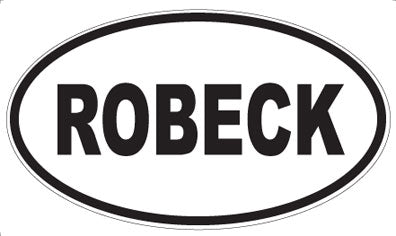 ROBECK - Oval Magnet