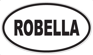 ROBELLA - Oval Sticker