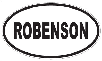 ROBENSON - Oval Magnet