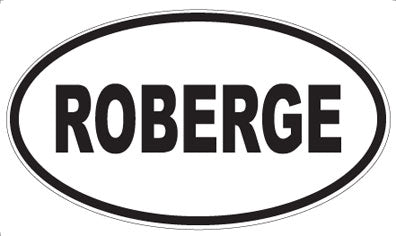 ROBERGE - Oval Sticker