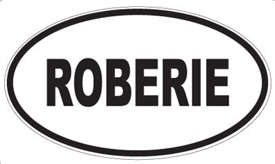 ROBERIE - Oval Magnet