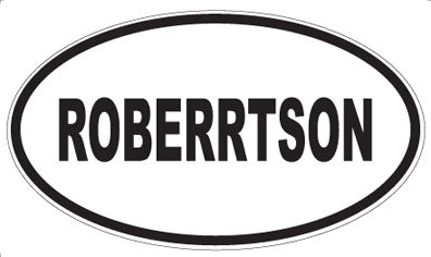 ROBERRTSON - Oval Magnet
