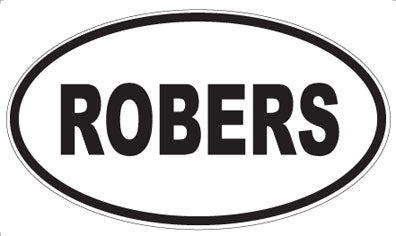 ROBERS - Oval Sticker