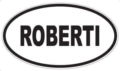 ROBERTI - Oval Magnet