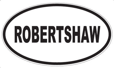 ROBERTSHAW - Oval Sticker