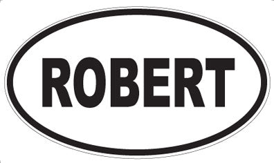 ROBERT - Oval Magnet