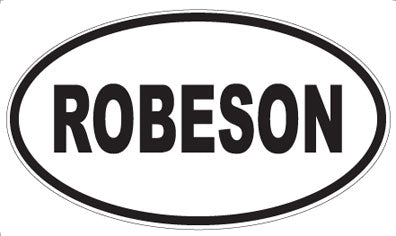 ROBESON - Oval Sticker
