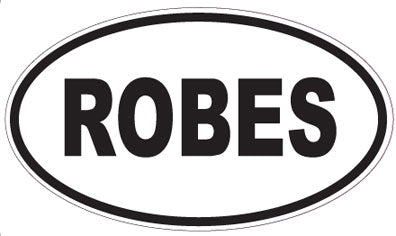 ROBES - Oval Magnet