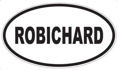ROBICHARD - Oval Sticker