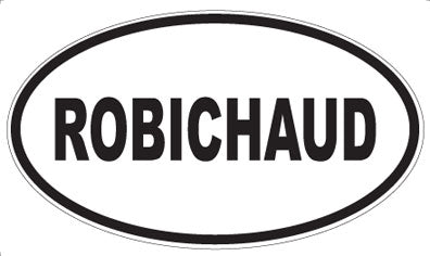 ROBICHAUD - Oval Sticker