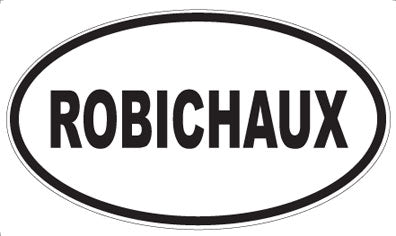 ROBICHAUX - Oval Sticker