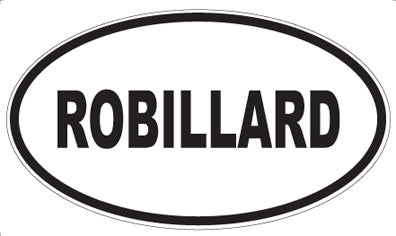 ROBILLARD - Oval Magnet