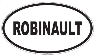 ROBINAULT - Oval Sticker