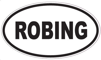 ROBING - Oval Sticker