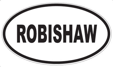 ROBISHAW - Oval Sticker
