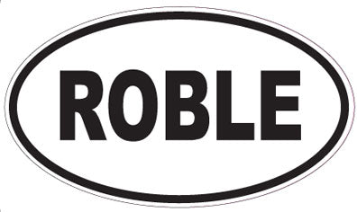 ROBLE - Oval Magnet