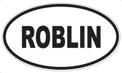 ROBLIN - Oval Magnet